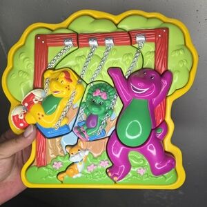 2002 Barney and Friends plastic 3d puzzle